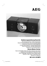 AEG MC 4412 CDMP3 - Hi-fi systém