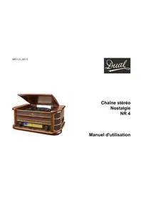 Notice DUAL NR 4 Système hifi