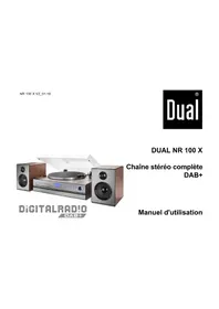 Notice DUAL NR 100 X Système hifi