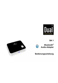 Notice DUAL BA1 Hifi-system