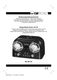 CLATRONIC MC 692 CD - Hifi-system