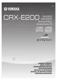 YAMAHA CRXE200 - Système audio