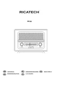 Notice Ricatech PR190 Système hifi