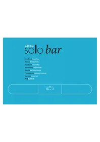 Notice ARCAM SOLOBAR 高保真系统