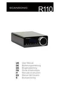 Notice SCANSONIC R110 Sistema hi-fi