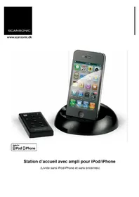 Notice SCANSONIC D2 Système hifi