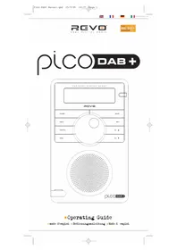 Notice REVO PICO DAB+ Hifi-system