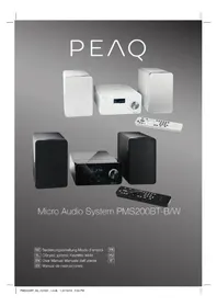 Notice PEAQ PMS200BT Hifi rendszer