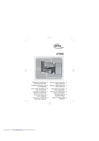 Notice ELTA 2750G Système hifi