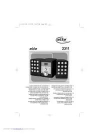 Notice ELTA 2311 Système hifi