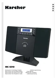Notice Karcher Audio MC 6510 Système hifi