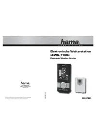 HAMA EWS1100 - Station Météo