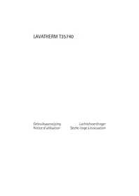 Notice AEG-ELECTROLUX LAVATHERM T35740 Sèche-linge