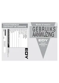 Notice Edy KT 1674 Koelkast
