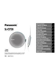 Notice PANASONIC SLCT720 Cd-afspiller/optager