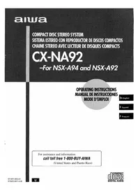 AIWA CXNA92 - Cd player/recorder