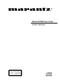 Notice MARANTZ DH9500 Cd-spieler/rekorder