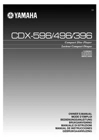 Notice YAMAHA CDX496 Cd-spelare/inspelare