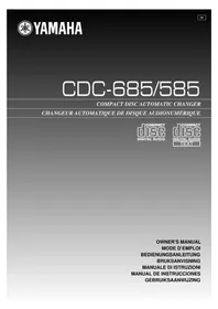 Notice YAMAHA CDC585 Cd-spelare/inspelare