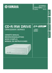 YAMAHA CRW3200IX - Lecteur/enregistreur de cd