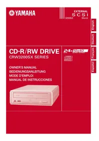 YAMAHA CRW3200SX - Lecteur/enregistreur de cd