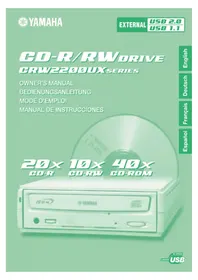 YAMAHA CRW2200UX - Lecteur/enregistreur de cd