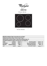 WHIRLPOOL ACM 723 - Fornuis
