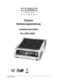 Notice CASO PRO 3500 Fornuis