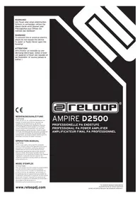 Notice Reloop AMPIRE D2500 Recepteur
