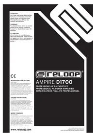 Notice Reloop AMPIRE D1700 Recepteur