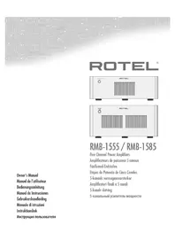 Notice ROTEL RMB1555BS приёмник