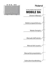 Notice ROLAND MOBILE BA Recepteur