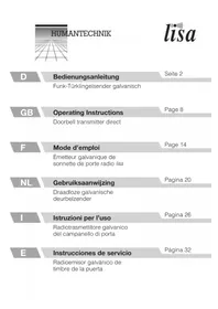 Notice Humantechnik LISA Recepteur