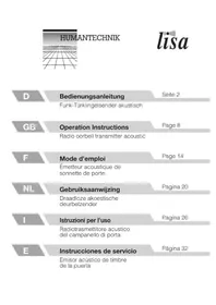 Notice Humantechnik A24660 Recepteur
