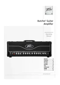 Notice PEAVEY BUTCHER Recepteur
