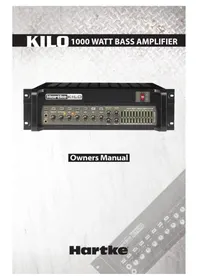 Notice Hartke KILO Ricevitore