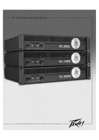 Notice PEAVEY PV 900 Recepteur