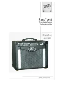Notice PEAVEY RAGE 258 Recepteur