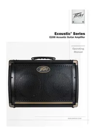 Notice PEAVEY ECOUSTIC E208 Recepteur