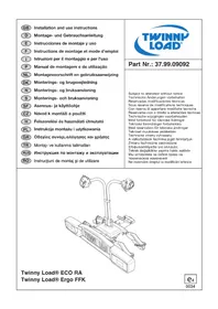 Notice Twinny Load ERGO FFK Fahrradträger