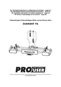 Notice Pro-User DIAMANT SG3 Fietsendrager