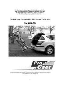 Notice Pro-User SMARAGD 91527 Fietsendrager