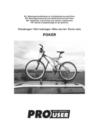 Notice Pro-User POKER 51485 Fietsendrager