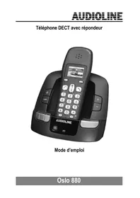 Notice AUDIOLINE OSLO 880 Téléphone