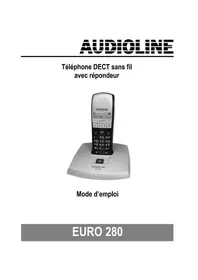 Notice AUDIOLINE EURO 280 Téléphone