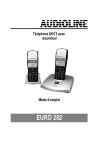 Notice AUDIOLINE EURO 282 Téléphone