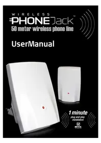 Notice AUDIOLINE WIRELESS PHONE JACK Téléphone