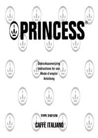 PRINCESS Caffe Italiano 242120 - Koffiemachine
