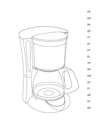 Notice MOULINEX NOVEO FG1901 커피 메이커