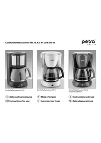 Notice Petra Electric KM 44 Coffee machine